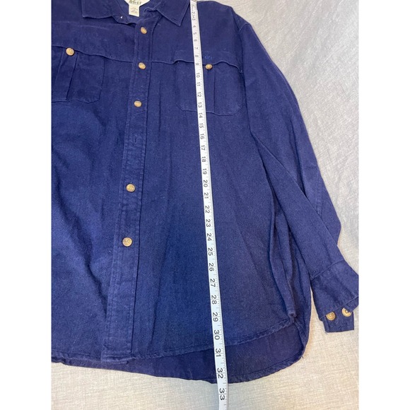 REI Co-Op Shirt Mens XXL Blue Button Up Outdoor Casual‎ Camp Hike Travel Pockets - Picture 4 of 6